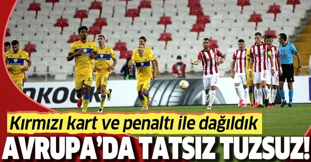 Temsilcimiz Sivasspor Avrupa Ligi’nde Maccabi’ye yenildi