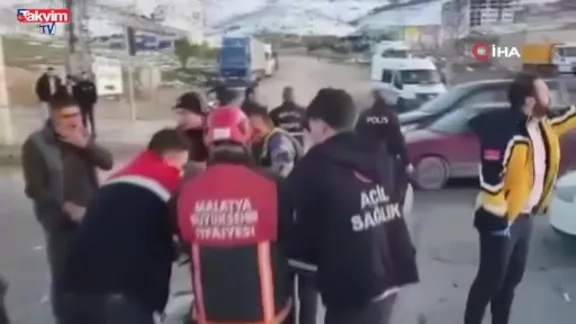 Malatya’da üç araçlı trafik kazası: 4 yaralı
