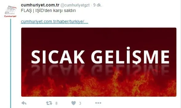 Cumhuriyet teröristlerin safına geçti-1