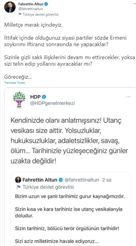 CHP lideri Kemal Kılıçdaroğlu sözde soykırım konusunda iyi polisi oynuyor!-2