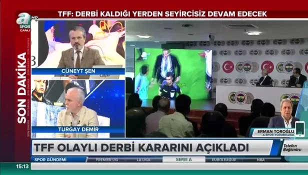 Erman Toroğlu TFF'nin kararı değerlendirdi