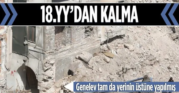 Karaköy’deki 200 yıllık genelevin altından 18. yüzyıla ait hamam çıktı