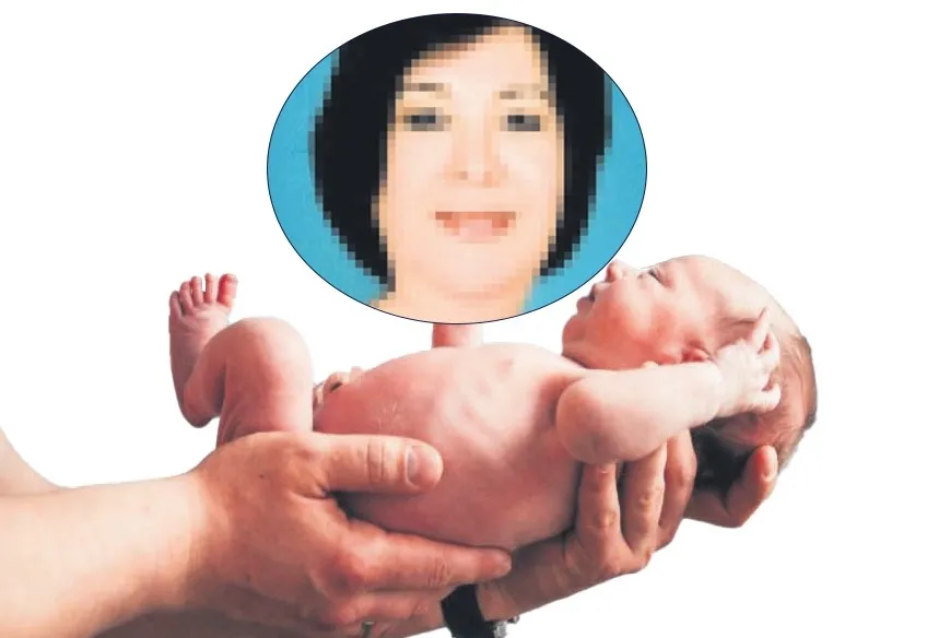 Evlat diye aldığı bebeği düşürdü, yakalandı