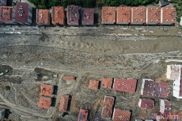 SON DAKİKA: Selin vurduğu Kastamonu Bozkurt ve Abana Sahili havadan görüntülendi - 12