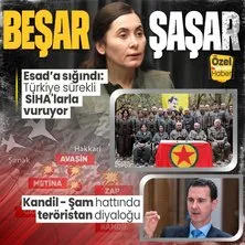 PKK elebaşı Helin Ümit Türkiye sürekli SİHA’larla vuruyor deyip Esad’a sığındı! Kandil - Şam hattında ’teröristan’ diyaloğu