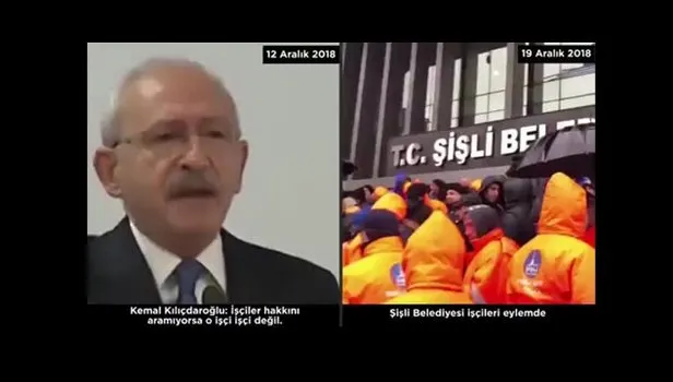 Kemal Kılıçdaroğlu'nun asgari ücret şovu elinde patladı! CHP'li Şişli Belediyesi işçilerinden protesto