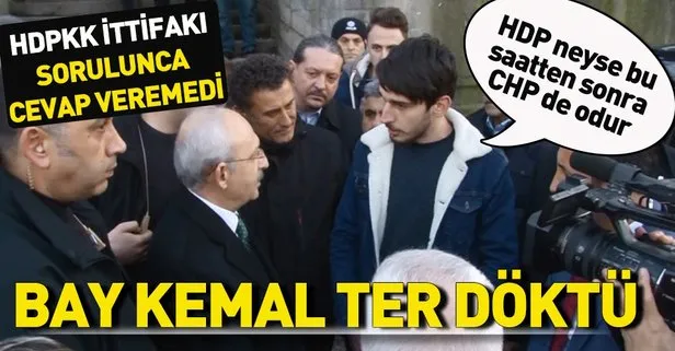 Bay Kemal bir genç tarafından yöneltilen 'HDP ittifakı'na cevap veremedi!