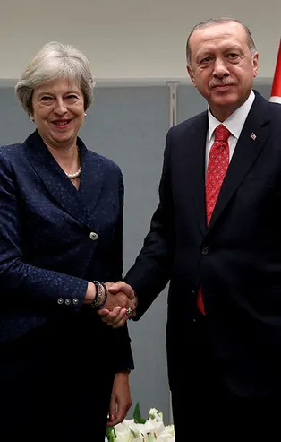 Başkan Erdoğan liderleri kabul etti