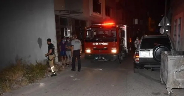 İzmir’de gece yarısı korku dolu anlar! Otomobil 5 metre yükseklikten yuvarlandı: Binanın yıkıldığını sandık