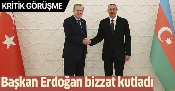 Son dakika: Başkan Erdoğan ile Azerbaycan Cumhurbaşkanı İlham Aliyev arasında kritik görüşme