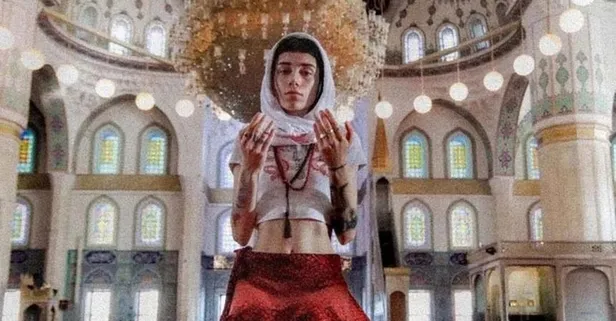 Kocatepe Camii'ndeki yarı çıplak model skandalına imza atan kişilerin ifadeleri ortaya çıktı! "Dövmelerimden dolayı beni tercih etti"