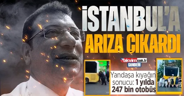 Ekrem İmamoğlu’nun yandaşa kıyağı İstanbul’u bitirdi: İETT otobüslerindeki arıza bir yılda yüzde 60’a yakın arttı