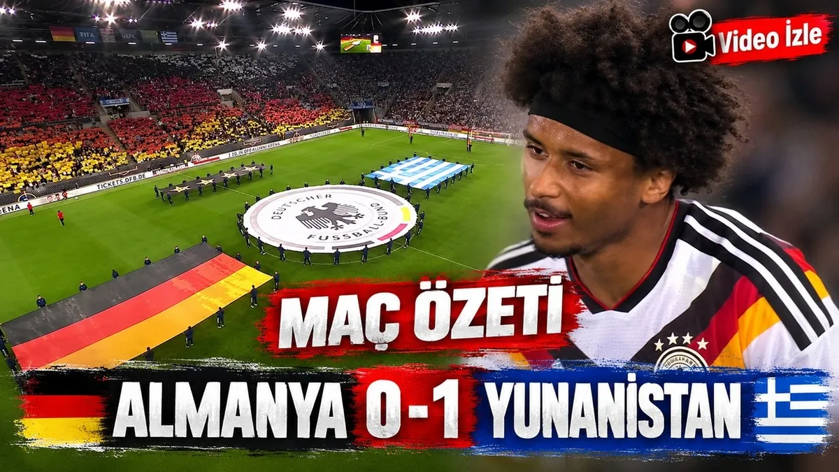 Almanya 0-1 Yunanistan | MAÇ ÖZETİ