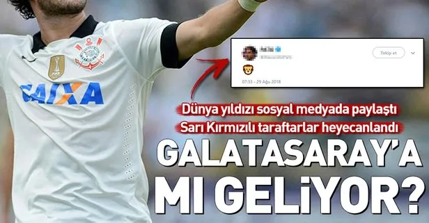 Alexandre Pato’dan Galatasaraylıları heyecanlandıran paylaşım!
