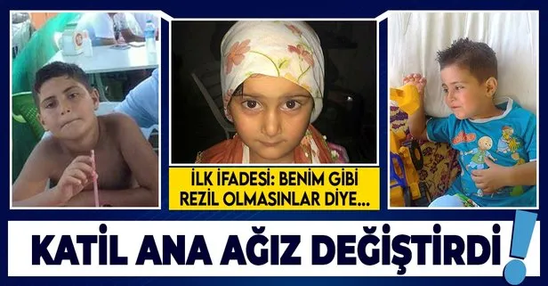 3 çocuğunu öldüren katil anne...