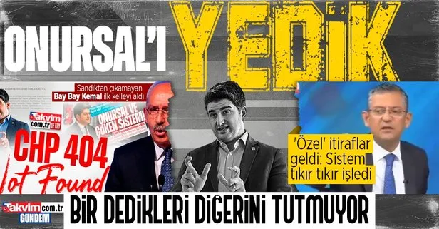 Son dakika: CHP’li isimlerden 14 Mayıs itirafı! Özgür Özel: Sonucu etkileyecek eksiklik yok Onursal Adıgüzel’in istifası...