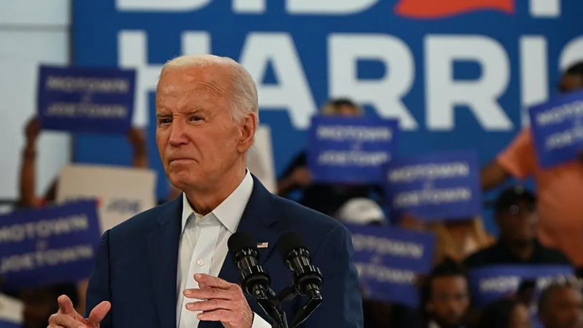 ABD Başkanı Biden adaylıktan çekildi! Kamala Harris'i destekledi