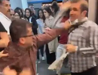 İstanbul’da metroda boks maçı gibi kavga