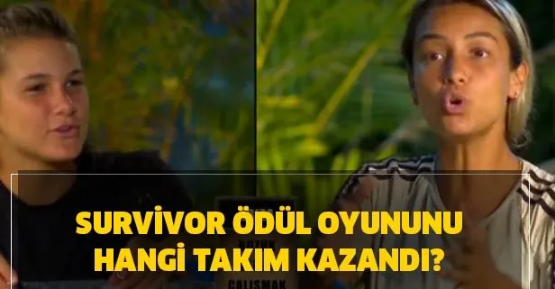Survivor ödül oyununu kazanan hangi takım oldu?