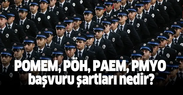POMEM, PÖH, PAEM, PMYO başvuru şartları nedir?