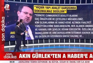 Bakan Gürlek suçla mücadele kararlılığını vurguladı: Hiçbir yapının dokunulmazlığı yok