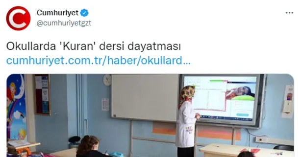 SON DAKİKA: Okullar yüz yüze eğitime başladı! Cumhuriyet de din düşmanlığı sezonunu açtı