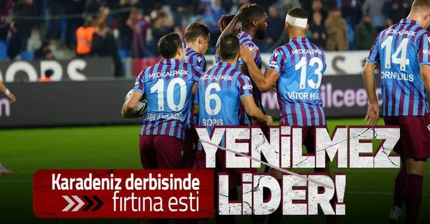 Karadeniz derbisinde fırtına esti! Trabzonspor 2-1 Rizespor | MAÇ SONUCU