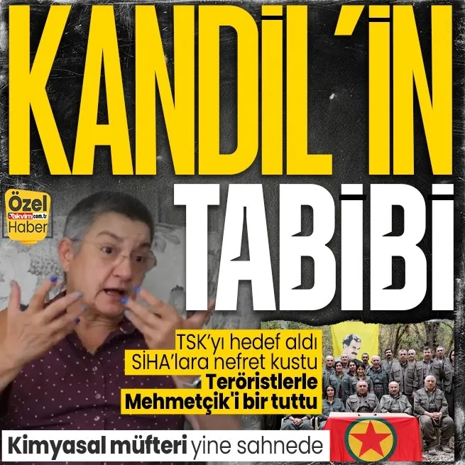 Kandilin tabibi Şebnem Korur Fincancı yine TSKyı hedef aldı! PKK elebaşlarıyla ağız birliği yaptı: Teröristlerle Mehmetçiki bir tuttu