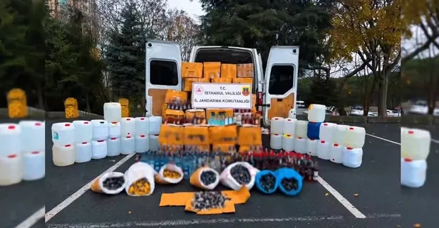 17 ilde operasyon: Litrelerce sahte ve kaçak alkol ele geçirildi