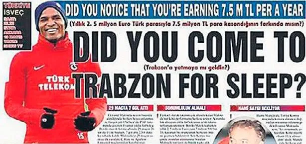 Trabzon’a yatmaya mı geldin Malouda!