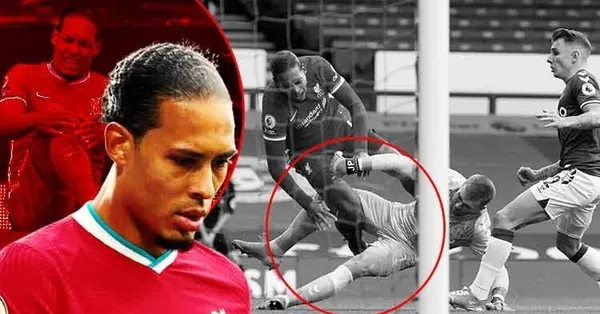 Everton - Liverpool maçındaki skandal ortaya çıktı! "Hakem kuralları unuttu"... Van Dijk'ın yaşadığı sakatlık...