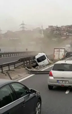 TEM'de kaza, İstanbul istikameti kapandı!