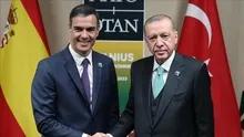 Başkan Erdoğan, İspanya Başbakanı Pedro Sanchez ile görüştü: İki devletli çözüm vurgusu