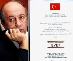 İşte patronların evet çağrısı