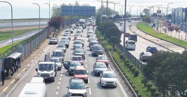 Kurban Bayramı dönüşünde Tekirdağ-İstanbul yolunda yoğunluk