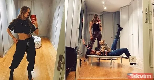 Zeynep Koçak elinde paspasla Boğaz manzaralı evini dip köşe temizledi! O anları anbean yayınladı! “Koltukları çektim her yeri...” - 35