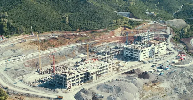 Ordu Şehir Hastanesi'nin yüzde 40'ı tamamlandı