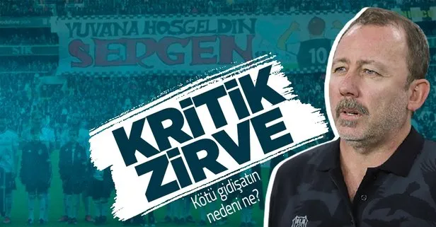 Beşiktaş’ta kritik zirve! Yönetim Sergen Yalçın’la bir araya gelerek kötü sonuçları masaya yatırılacak