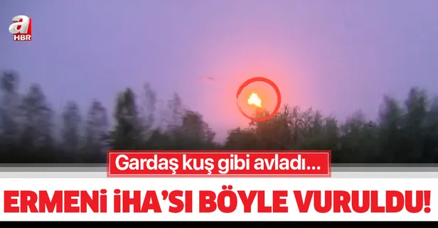 Son dakika: Azerbaycan ordusu Ermenistan'a ait İHA'yı düşürdü!