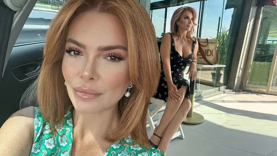 Pınar Eliçeden evlilik itirafı Gizlice evlendim şimdi de 40 gün 40 gece düğün istiyorum Boyu kadar kızıyla şaşırtan Eliçe...