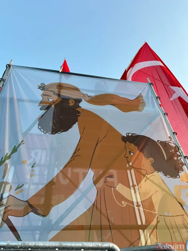 Binler Galata'ya akın etti... İstanbul'dan Aksa'ya direnişe bin selam! | Alandan tarihi kareler - 9