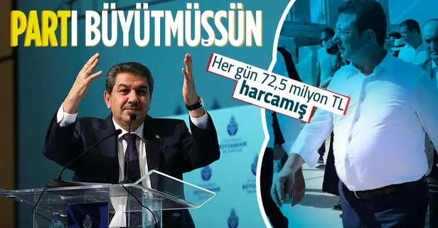 CHP’li İBB Başkanı Ekrem İmamoğlu, her gün 72,5 milyon TL harcamış!