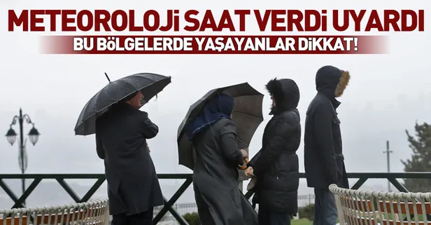 Meteoroloji'den sağanak yağış uyarısı! İstanbul'da bugün hava nasıl olacak? 15 Mart 2019 hava durumu