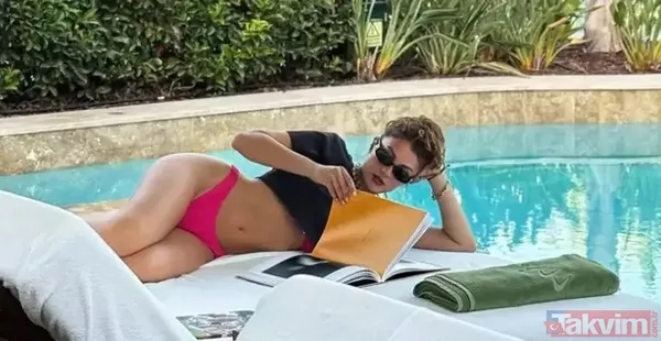 Burcu Özberk yaza elveda dedi, sergiye gitti! Kırmızı takımıyla ortalığı yaktı - 3