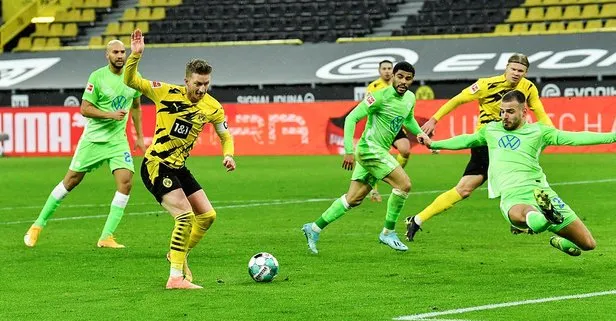 Borussia Dortmund sahasında Wolfsburg’u 2 golle geçti