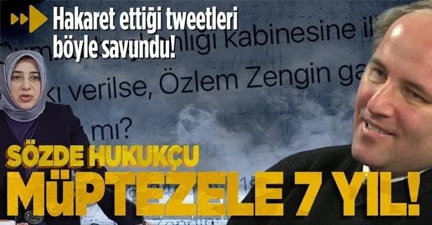 AK Parti Genel Başkan Yardımcısı Özlem Zengin’e hakaret eden sözde avukat Mert Yaşar’a 7 yıl hapis istemi!