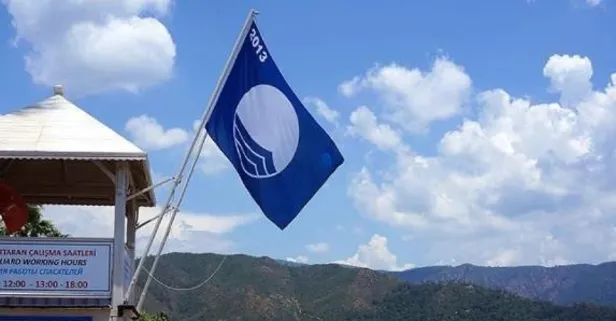 Mavi bayraklı plajda dünyada üçüncüyüz