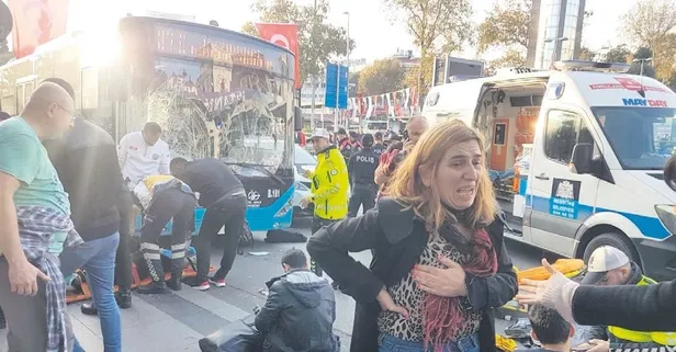 İstanbul Beşiktaş’ta durağa dalan otobüs şoförü 1 kişiyi bıçaklayıp denize atladı: 1 ölü 12 yaralı