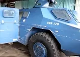 Fransa polisi basına panzer tanıtımı yaptı