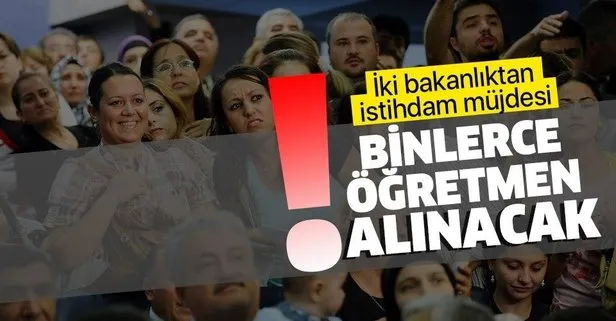 Adalet Bakanlığı açıkladı! Binlerce öğretmen alınacak...